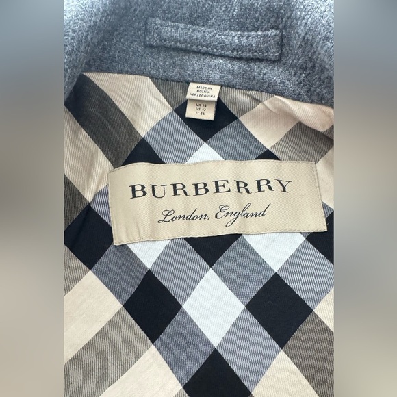 BURBERRY Daylesmoore Wool-Blend Zip-Pocket Trench Coat | US 12 | Gently Used - Picture 5 of 11
